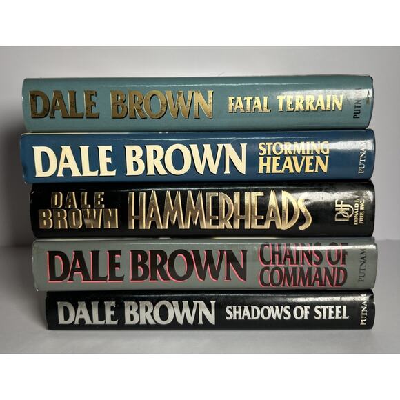 Dale Brown Book Lot of 5-All Signed And Dated 1st Editions - Picture 1 of 16